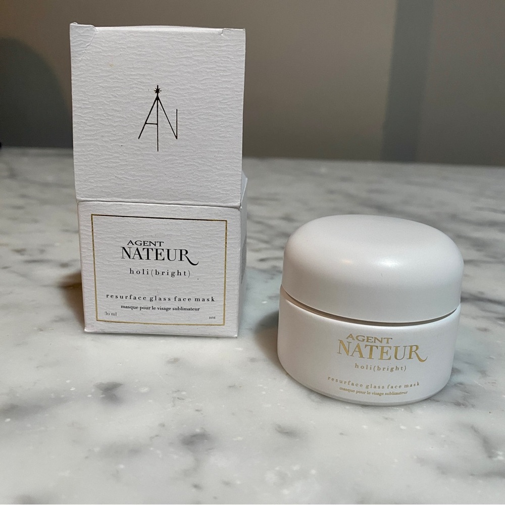 NIB - Agent Nateur Holi(bright) Resurface Glass Face Mask - 1 oz - Retail $88